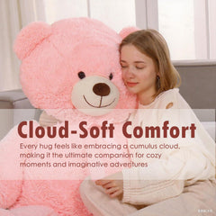Tezituor big plush bear ideal for photo props and memories.