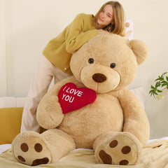 Tezituor I Love You heart teddy signifying affection as a gift.