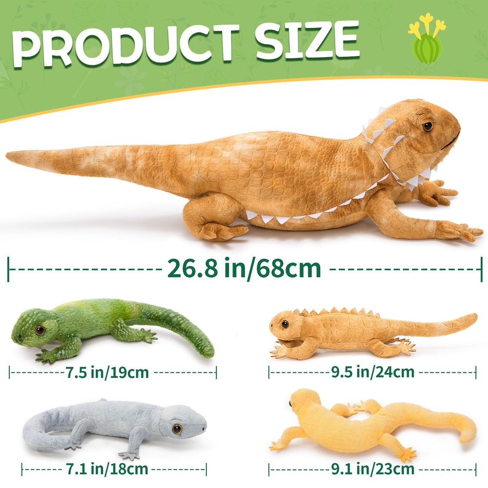 Tezituor lizard stuffed animal suitable as a decor piece in kids' rooms
