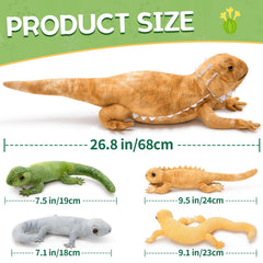 Tezituor lizard stuffed animal suitable as a decor piece in kids' rooms