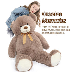 Tezituor 5ft plush fabric feels cloud-soft for cozy memories.