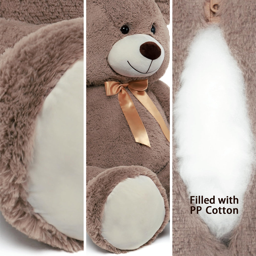 Tezituor bear back zipper enables easy washing and cleaning.