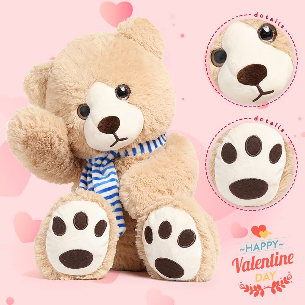 Tezituor teddy bear cuddle-ready for bedtime and storytelling.
