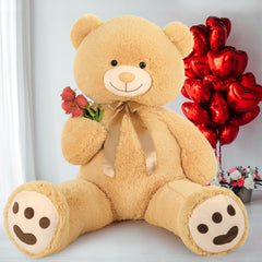 Tezituor teddy bear pink color; vibrant accent for playful bedrooms and gifts.