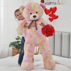 Tezituor Valentine giant teddy bear in a cozy room, ideal for warm hugs.