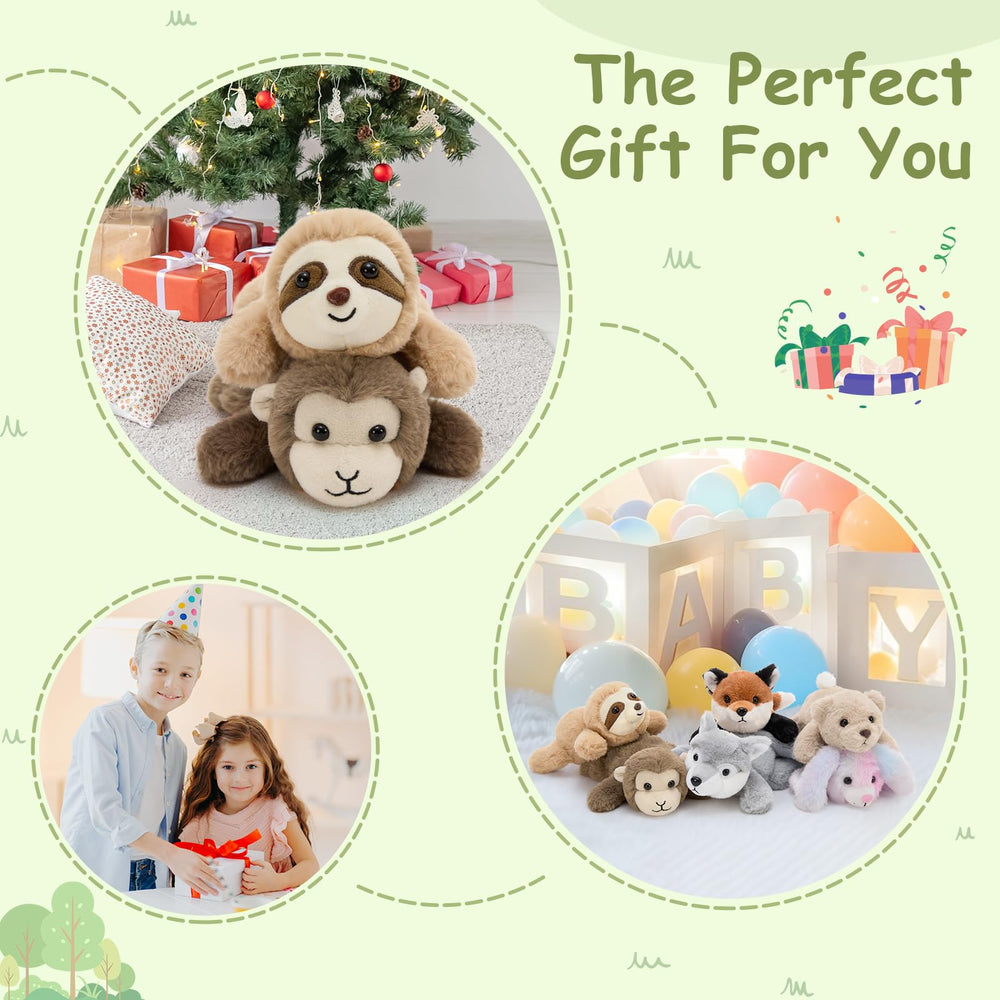 Tezituor wolf plush 7inch brings woodland energy to pretend play