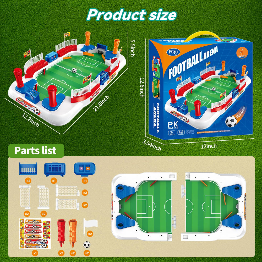 TGHIJKK foosball table compact footprint fits desks and small spaces.