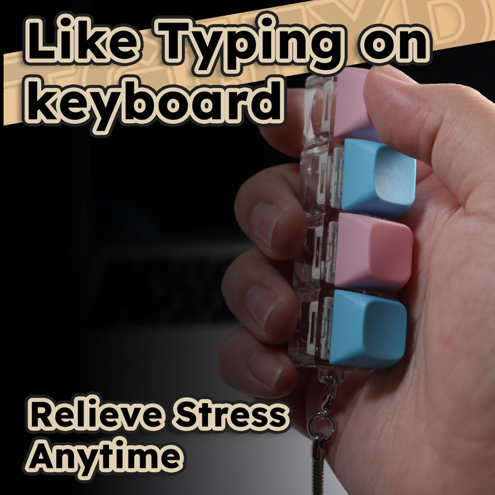 TGIFXD keyboard fidget keychain design: portable stress relief on the go.