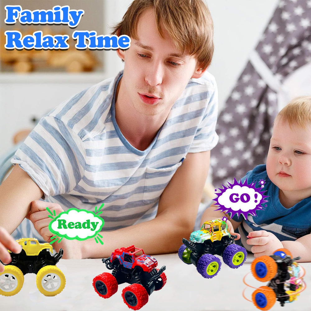 TGIQROVE mini monster trucks gift-ready pack for birthdays and rewards