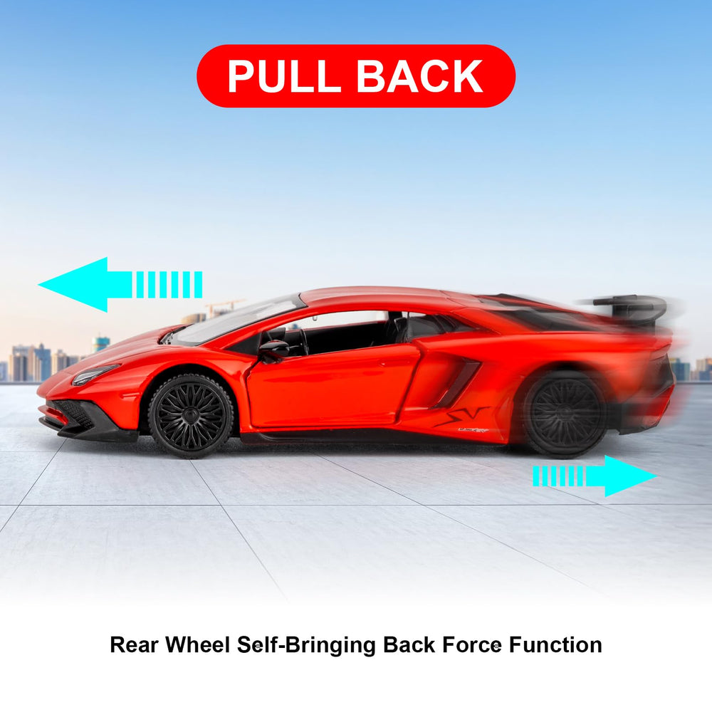 TGRCM-CZ Aventador opening doors emphasize interactive features for kids' fun.