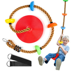 Tgzwme climbing rope tree swing platform for durable outdoor fun.