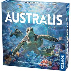 Australis dice drafting action by Thames & Kosmos, ideal for family game night.