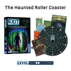 Thames & Kosmos EXIT 4-Pack collection box art for group puzzle fun