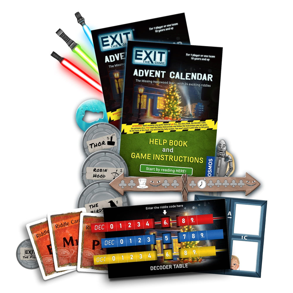 EXIT Advent Calendar fake snow creates festive suspense and immersion.