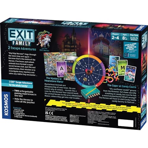 EXIT: The Game cooperative puzzles encourage teamwork and communication during home play.