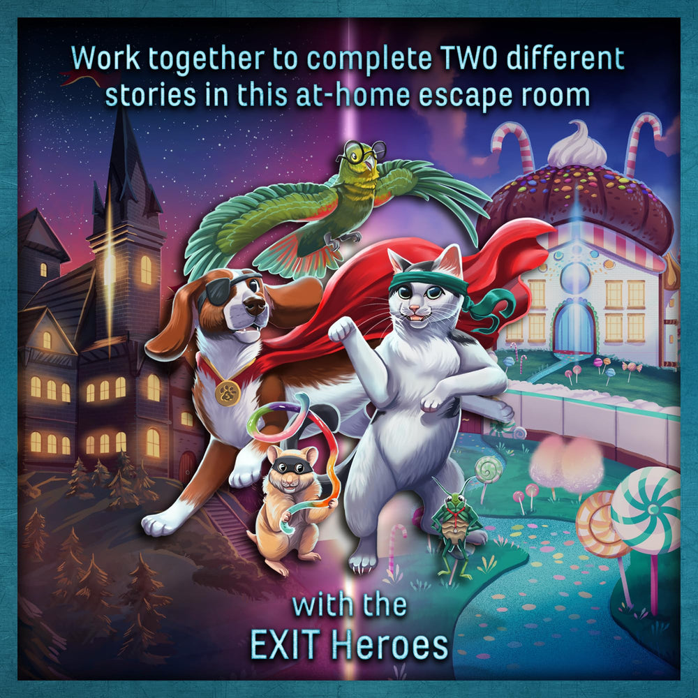 EXIT: The Game family edition is kid-friendly for welcoming family game sessions.