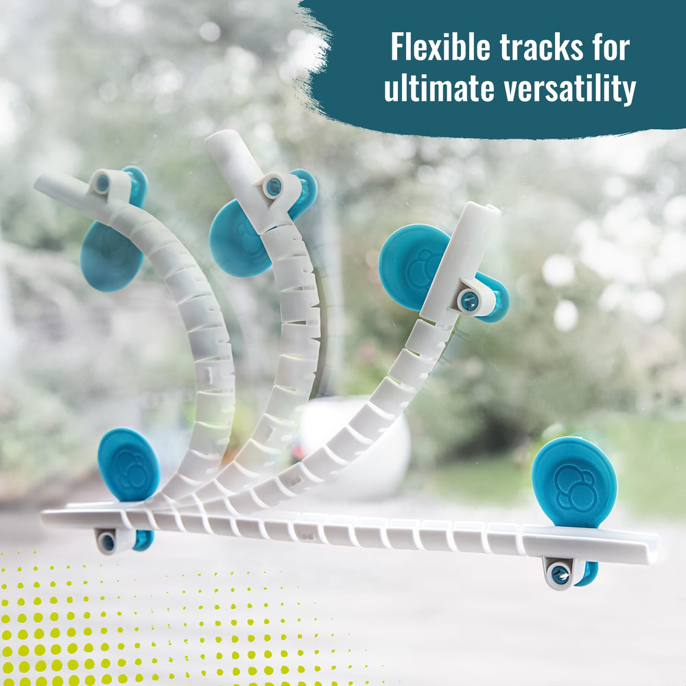 Gecko Run demonstrates hills and turns with modular, adaptable tracks.