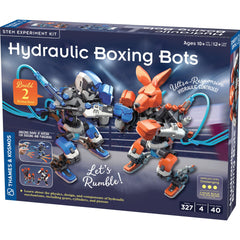 Thames and Kosmos hydraulic boxing bots: two robots for STEM learning.