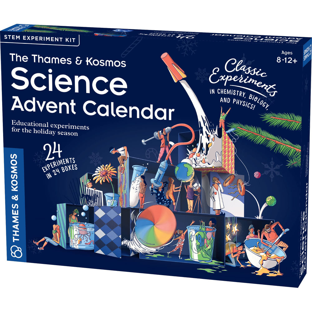Thames & Kosmos Science Advent Calendar cover inviting daily learning