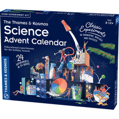 Thames & Kosmos Science Advent Calendar cover inviting daily learning