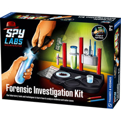 Thames & Kosmos Spy Labs large lab setup for hands-on detective play.
