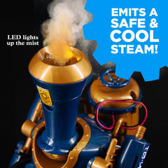 Thames & Kosmos TrainBots ultrasonic atomizer demonstrates mist generation