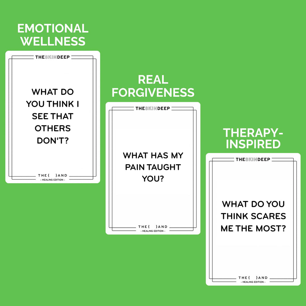 THE AND Healing Edition emotions cards explore feelings for deeper connection.