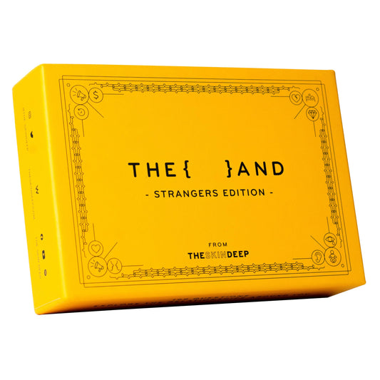 The And Strangers Edition cards spread sparking meaningful conversations at social events.