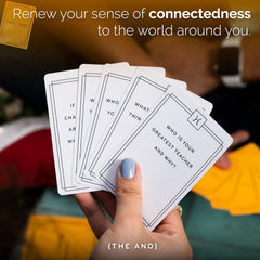 The And Strangers Edition conversation builders unlock deeper dialogue during meetups and parties.