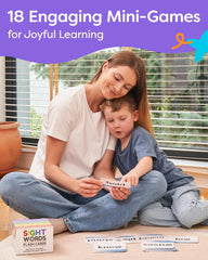 Classroom and family study setup using The Bambino Tree flash cards.