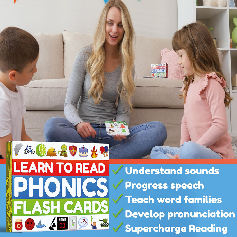 The Bambino Tree Four Difficulty Levels guide progressive phonics mastery at home.