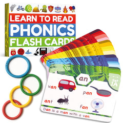 The Bambino Tree Phonics Flash Cards set with clear visuals to support early decoding.