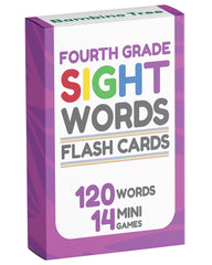 The Bambino Tree sight words flash cards 120 for fourth grade, built to engage learners.