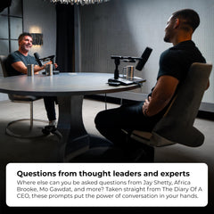 The Diary Of A CEO Conversation Cards gift-ready set for date nights.