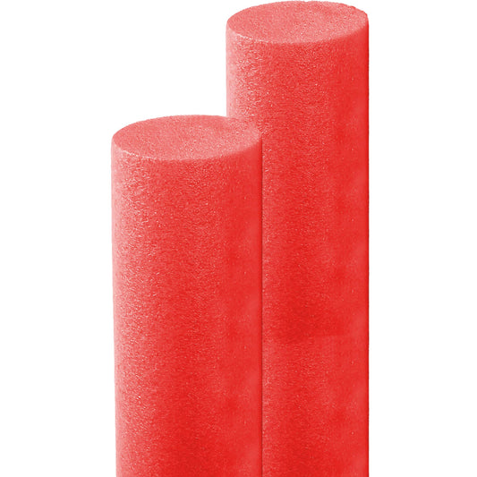 The Dreidel Company red 52-inch foam pool noodle, ideal for pool lounging