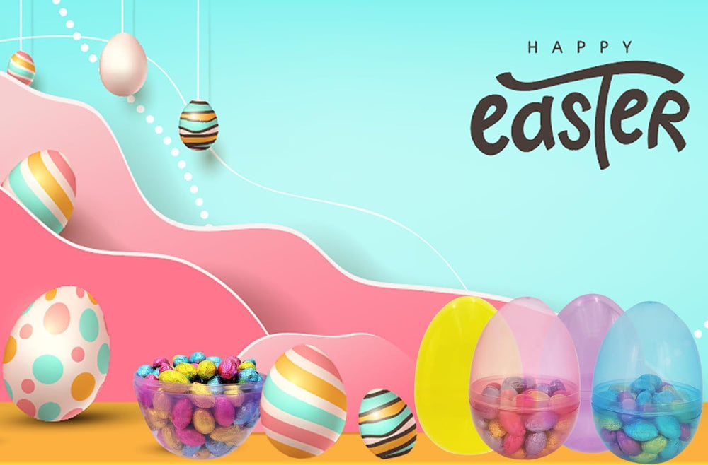 The Dreidel Company six-pack provides ample eggs for large egg hunts and decorations.