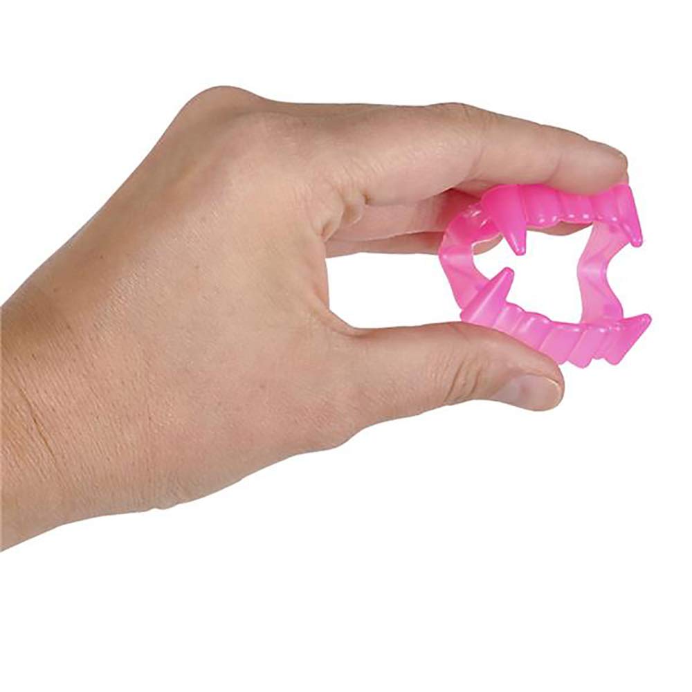The Dreidel Company Neon Fangs Teeth prizes for classroom or party