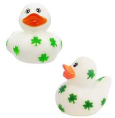 The Dreidel Company colorful shamrock ducks make party decorations and party favors memorable.