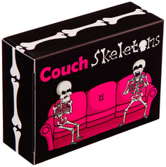The Dusty Tophat Couch Skeletons card game cover invites quick two-player fun.