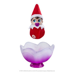 The Elf on the Shelf Frost Flower Cradle provides a safe home for bloom-ready elves.