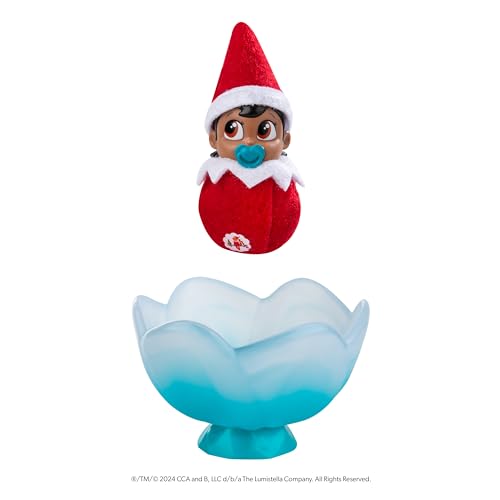 The Elf on the Shelf Frost Pips frost flower cradle supports safe, cozy display
