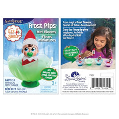 Frost Pips swaddle blanket keeps the elf cozy during play.