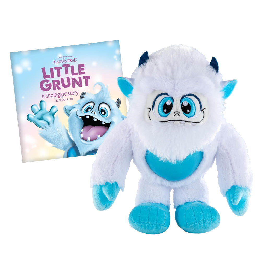 The Elf on the Shelf Little Grunt 12-inch Yeti plush ready for holiday hugs