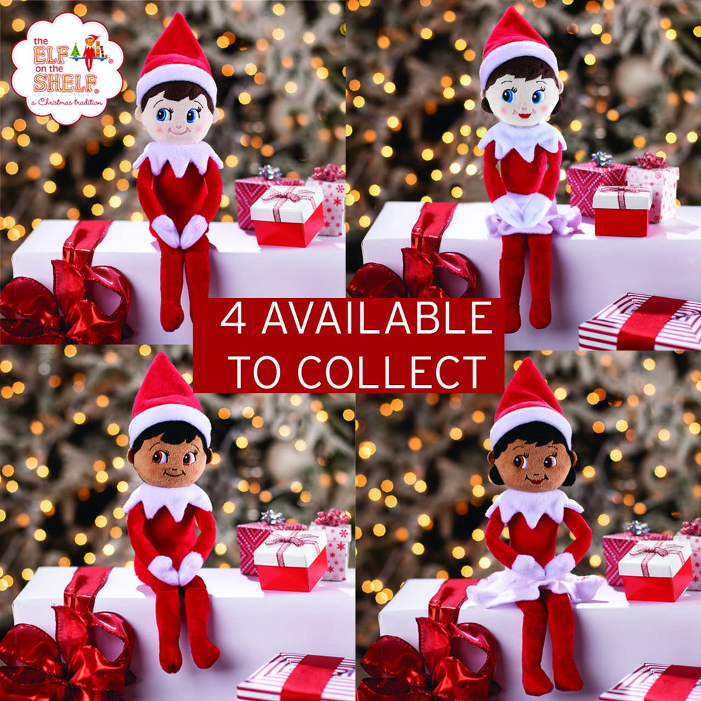 The Elf on the Shelf Plushee Pals Snuggler 12-inch Girl closeup eyes evoke gentle storytelling