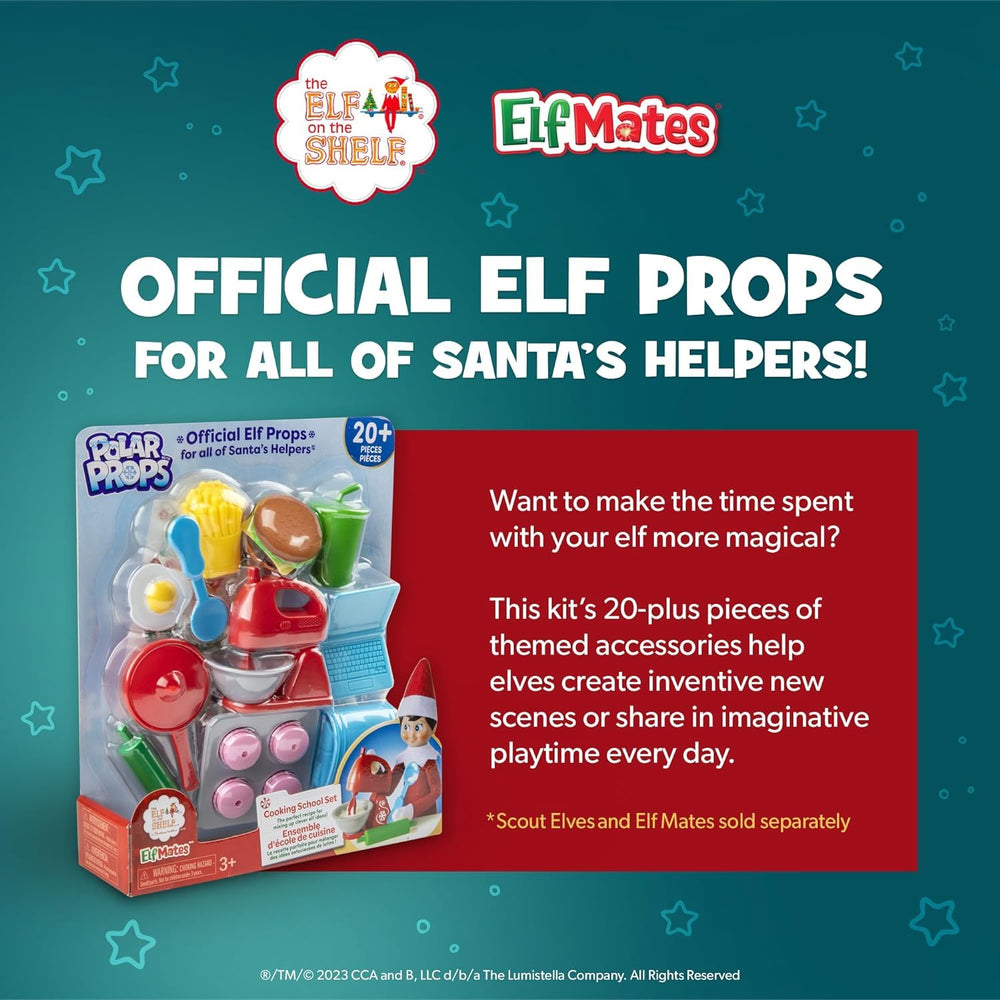 The Elf on the Shelf Polar Props stand mixer adds culinary role-play to festive setups.