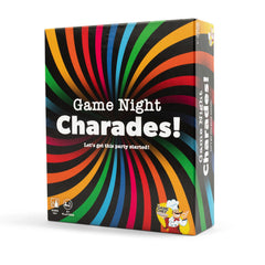 The GAME CHEF Game Night Charades timer and props set the pace.