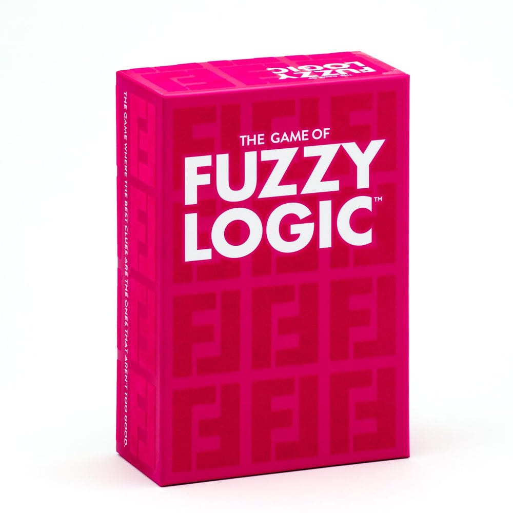 The Good Game Company Fuzzy Logic box front, inviting family game night and curiosity.