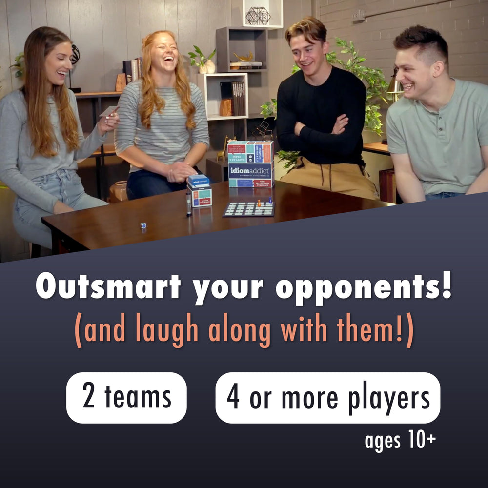 Group play in action with four or more players enjoying brain teaser fun.
