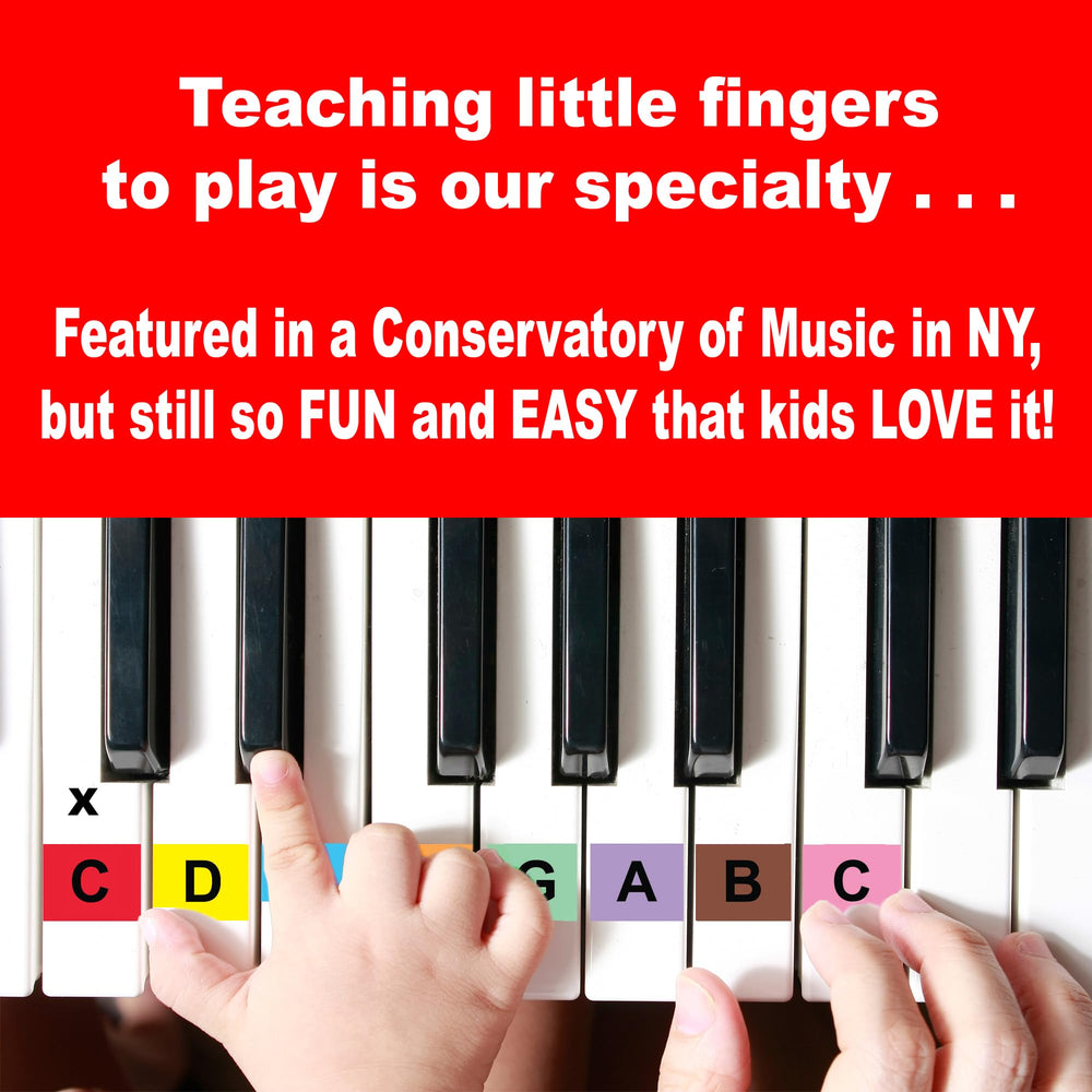 The Happy Piano Kit MP3s enable sing-along practice.
