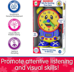 The Learning Journey Telly uses AA batteries for portable learning sessions